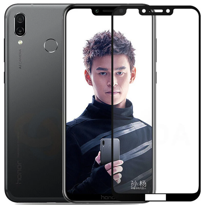 Закаленное стекло с полным покрытием для Honor Play защита экрана HD 9H Huawei Play|Защитные
