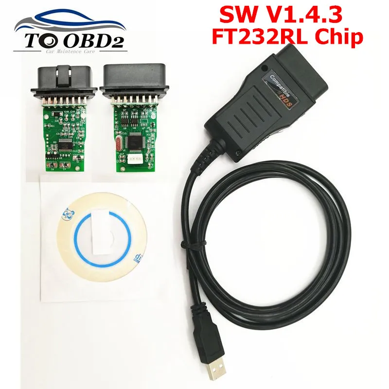 Новый USB кабель HDS для Honda OBD2 диагностический с чипом FTDI FT232RL версия программного