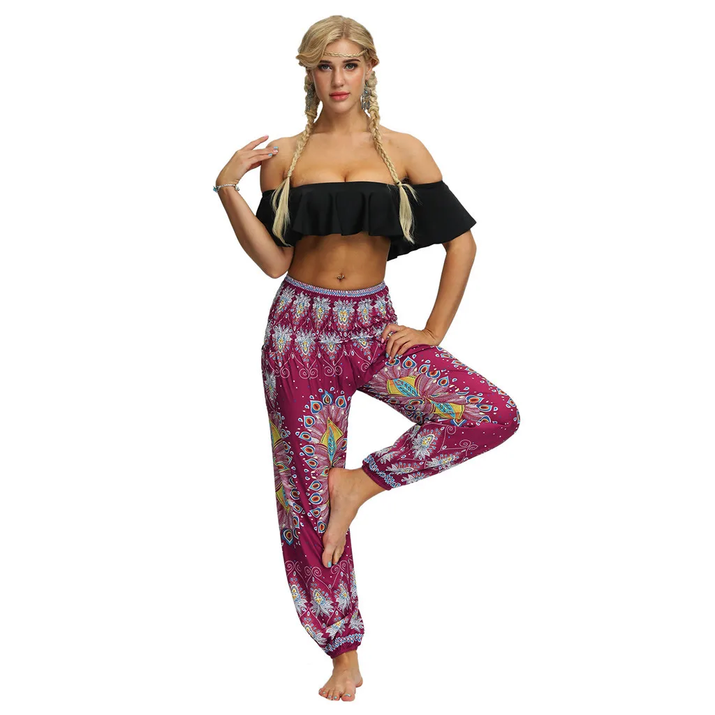 Повседневные женские штаны-шаровары; pantalones mujer pantalones de mujer; уличная одежда; коллекция года; свободные хиппи-мешковатые Boho Aladdin брюки; Z4