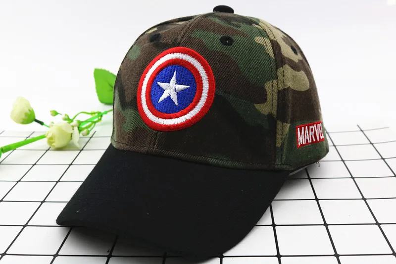 Много Стиль дети мультфильм Камуфляж хип хоп Бейсбол Кепки Snapback S Шляпы