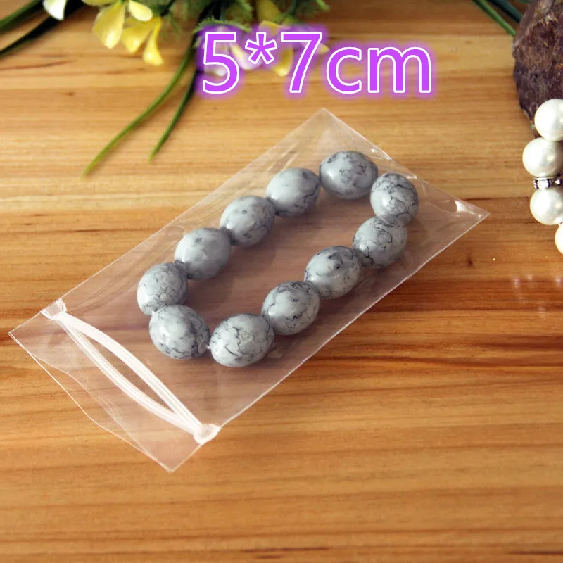 100 шт./лот 5*7 см прозрачный полиэтиленовый пакет на молнии 1 96 &quotx 2 75&quot PPE само