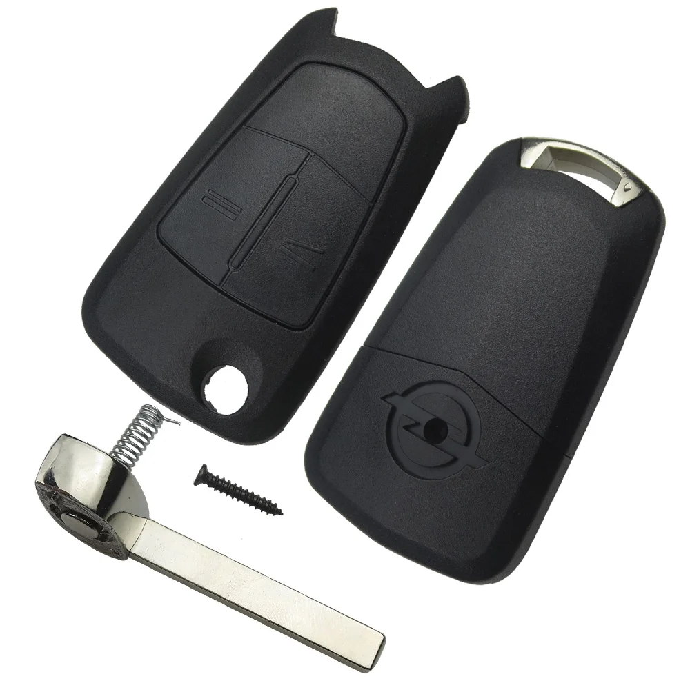 OkeyTech 2/3 Кнопка флип складной Автомобильный ключ оболочка чехол для Vauxhall Opel Corsa Astra Zafira Insignia Vectra с лезвием HU100