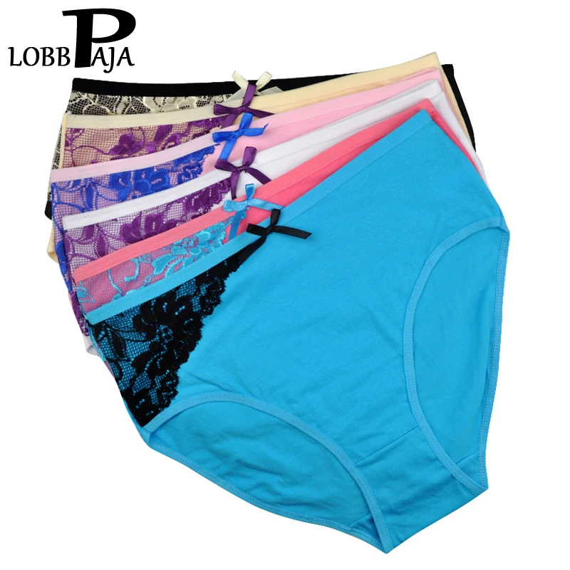 6 шт./партия женские хлопковые трусы с завышенной талией|panties briefs|ladies pantiesladies panties