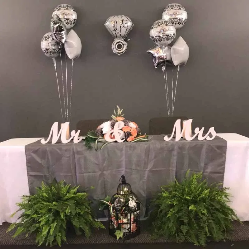 Свадебный приём Mr & Mrs Sign милая столешница рустикальный свадебный душ годовщина