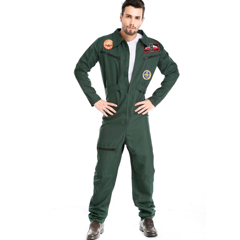 Мужской костюм пилота мужской авиатора Wingman спортивный для взрослых CS1081|adult