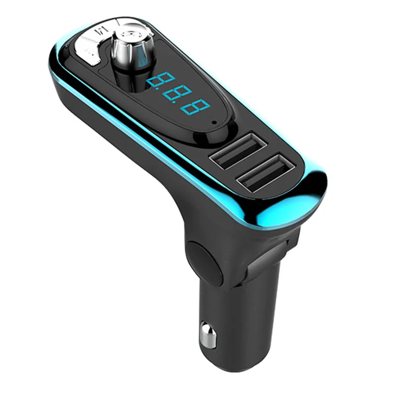 Автомобильный Bluetooth трансмиттер YASOKRO FM модулятор с функцией громкой