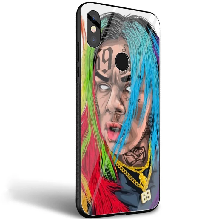 Чехол из закаленного стекла Desxz Tekashi для Xiaomi MI 8 9 Lite A1 A2 Redmi Note 5 6 7 Pro 6A 4X Pocophone F1 |