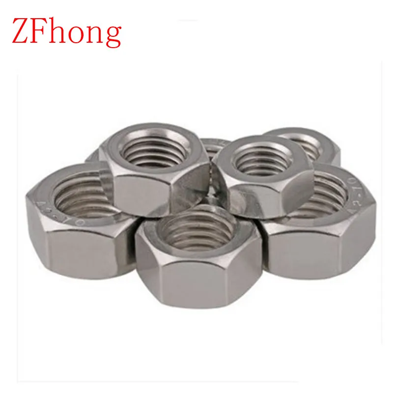 

50PCS DIN934 M1.6 M2 M2.5 M3 M4 M5 M6 Stainless Steel 304 Hex Nut