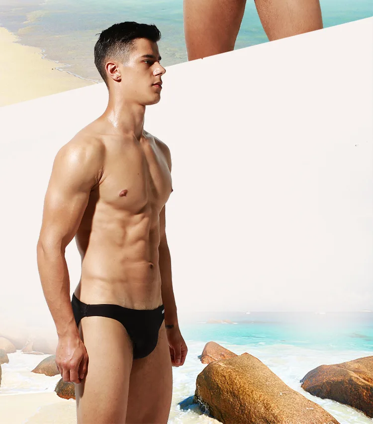 Новинка, плавки для мужчин, купальный костюм, maillot de bain, боксеры, купальный костюм, купальник, сексуальное бикини, треугольное, с низкой талией, в сеточку
