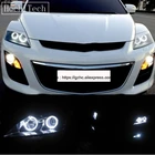 HochiTech для Mazda CX-7 2006-2012 ультра яркий дневной свет DRL CCFL ангельские глазки Demon Eyes Kit теплый белый гало кольцо для стайлинга автомобилей