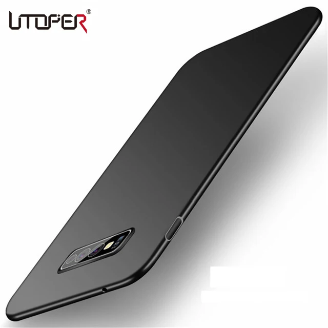 Ультратонкий матовый чехол для Samsung S10 Plus жесткий защитный из поликарбоната