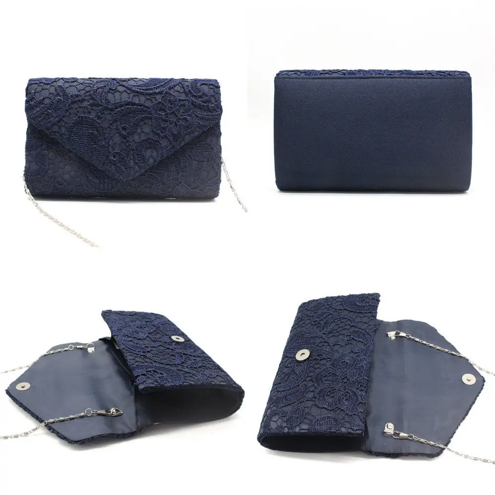 Женский элегантный клатч вечерние кружевные сумочки на плечо для свадебных