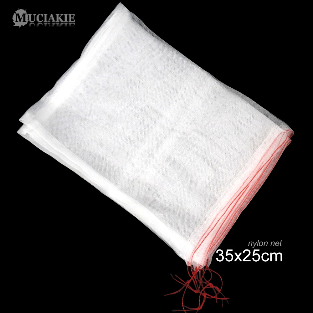 

5PCS 35x25CM Agricultural Garden Fruit Protection Grow Bags Drawstring Nylon Mesh Net Bag Against Insects Birds Barrier Bags