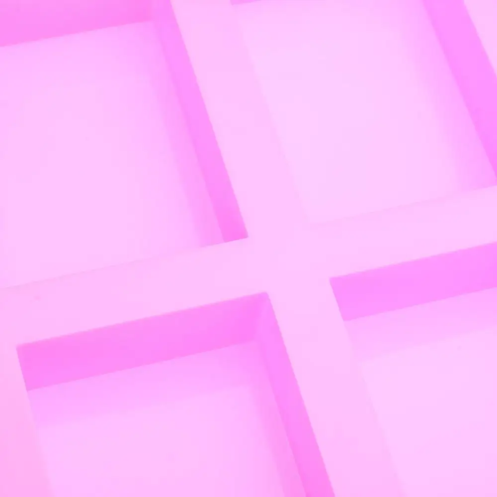 Силиконовая форма для торта с 6 отверстиями прямоугольная мыла ручной работы