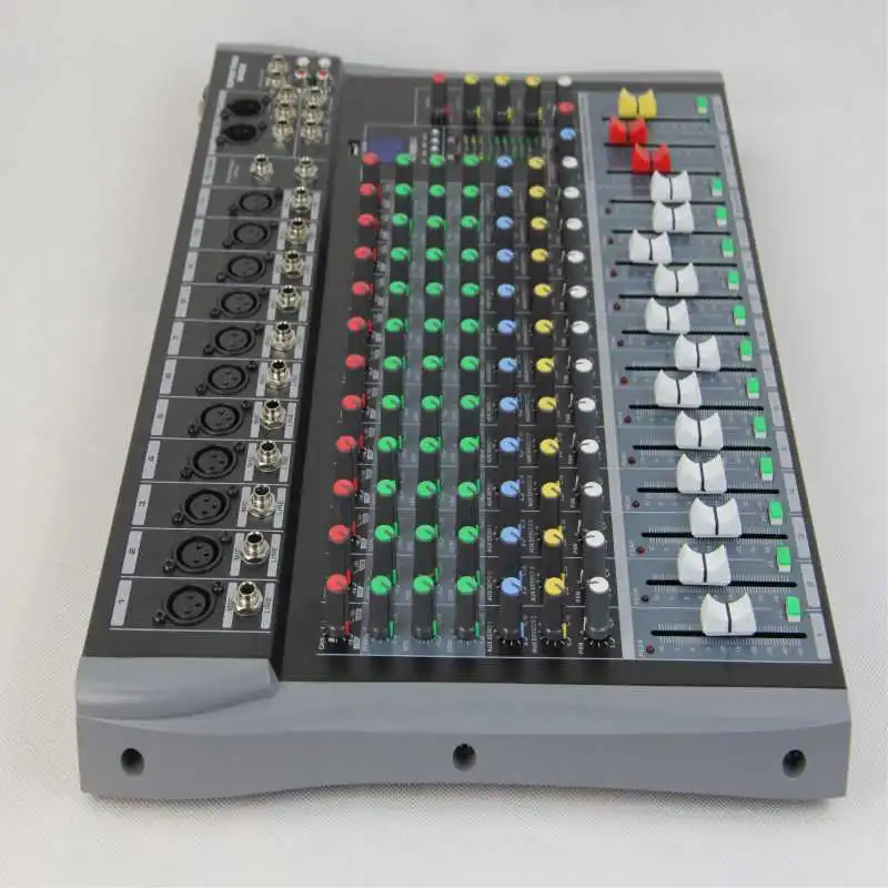Дешевые CT120S usb 12 канальный микшерный пульт DJ микшер звук mp3|Сценическое