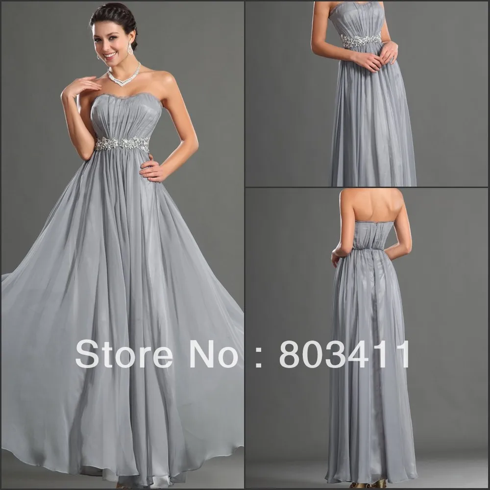 Бесплатная доставка очаровательное трапециевидное шифоновое вечернее платье до