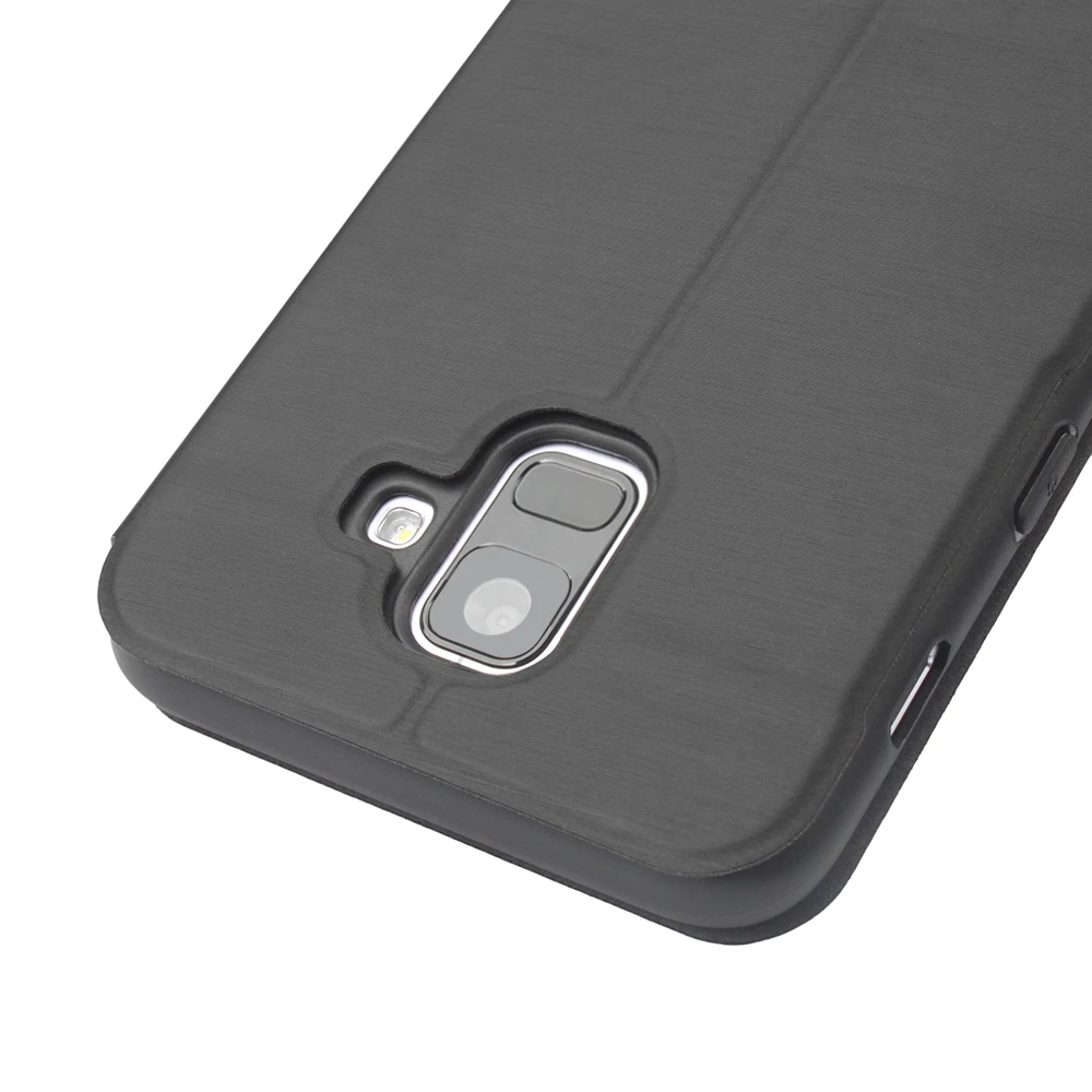 Кожаный чехол для Fundas samsung Galaxy A6 2018 Coque Чехол книжка телефона с кошельком и крышки