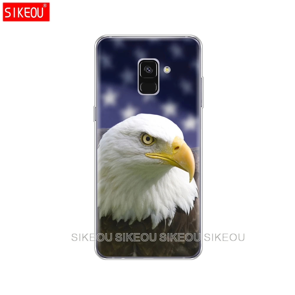 Силиконовый чехол для телефона Samsung Galaxy A8 2018 A3 A310 A5 A510 A7 2016 2017 с флагом США|Бамперы|