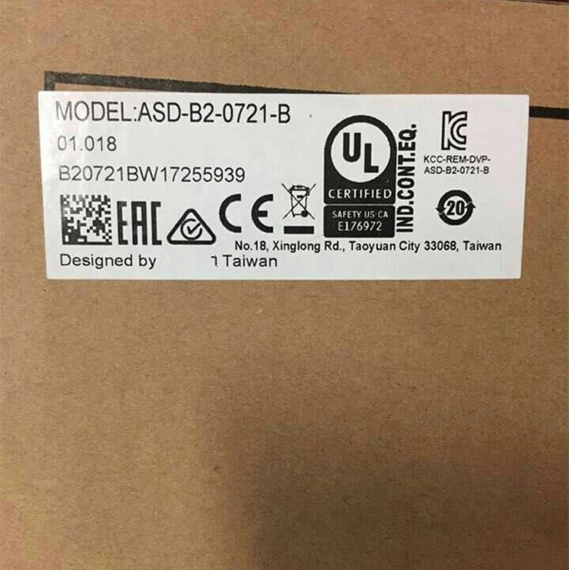 ASD-B2-0721-B ASDA-B2 220V 750W B2 сервопривода переменного тока в коробке