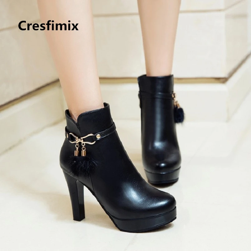 Cresfimix/Женские повседневные белые ботинки из искусственной кожи Женские стильные