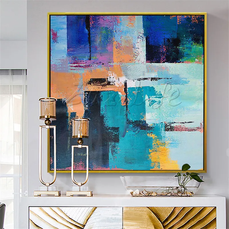 Ручная роспись холст Масляные картины дешевые большие современные абстрактные