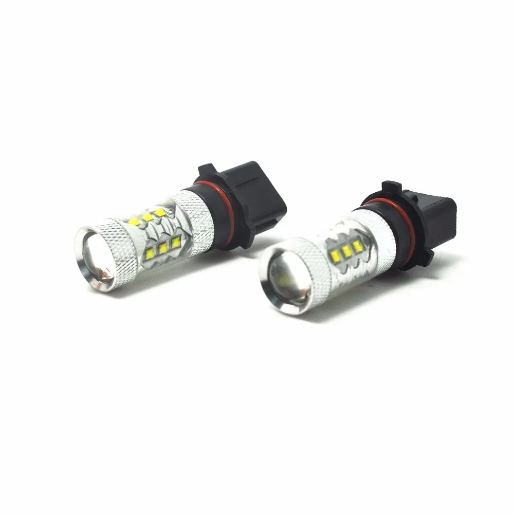 2X белые 6000 7000K 80 Вт P13W чипы CREE светодиодный ные лампы для Audi A4 Q5 дневные ходовые