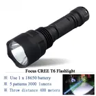 Портативный фонарик для освещения CREE XML T6 тактический светодиодный фонарик linternas использование 18650 перезаряжаемая батарея охотничий фонарь