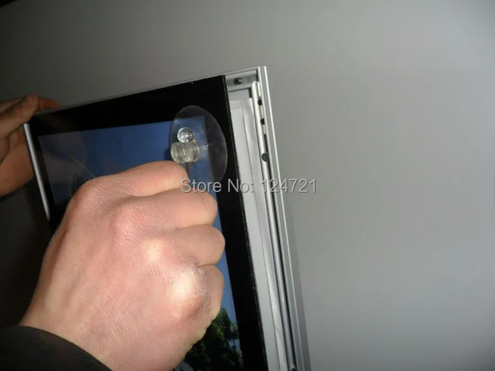 A3 Размер настенное крепление СВЕТОДИОДНЫЙ свет магнит рамка алюминиевый профиль