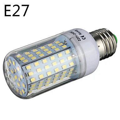 E14/E26/E27/B22 5 Вт 126SMD 2835 400 500LM теплый белый/холодный белый Светодиодный AC220 240V круглые