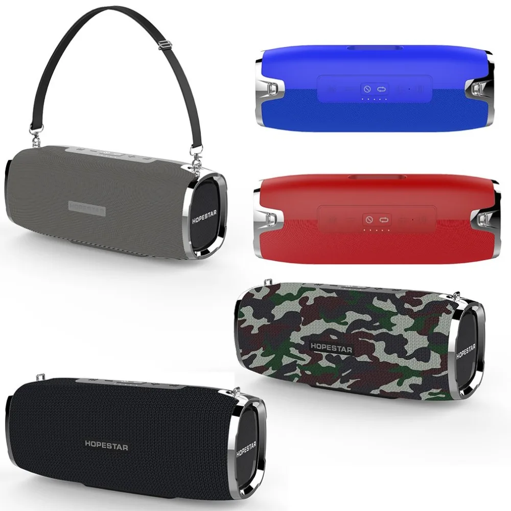 HOPESTAR A6 Bluetooth динамик Портативный беспроводной громкий динамик 3D стерео звуковая система Открытый водонепроницаемый динамик