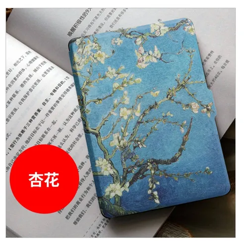 Eunaimee тонкий кожаный флип-чехол для Amazon чехол для Kindle Paperwhite BUMPER HART - Цвет: Черный