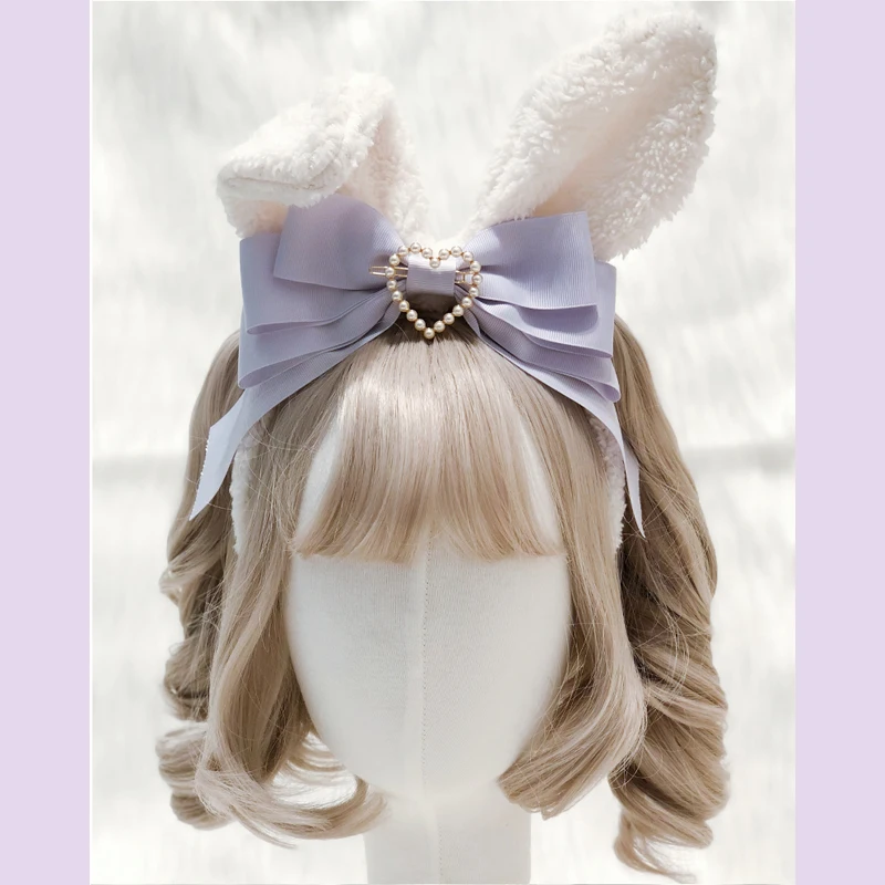 

Angel's Book Cute Handmade Headwear Hairband KC Hairpin Hairclip Neckband Lolita Bows Rabbit Ears Sweet