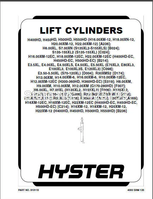 Новые инструкции по ремонту Hyster 2018 евро для всех моделей|repair manual|hyster manualseuro 2 |