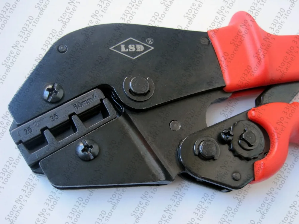 25-50 мм2 4-1AWG ручные сверхмощные обжимные клещи для наконечников проводов концевых