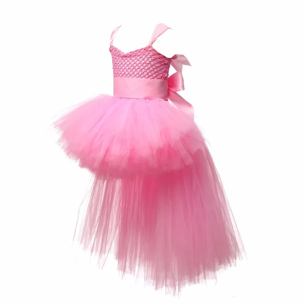 Tutu Dress Baby Girls Boys Prom Strap New 2019 White Black Pink Flower Handmade Princess Fluffy Soft Mesh Tulle | Детская одежда и