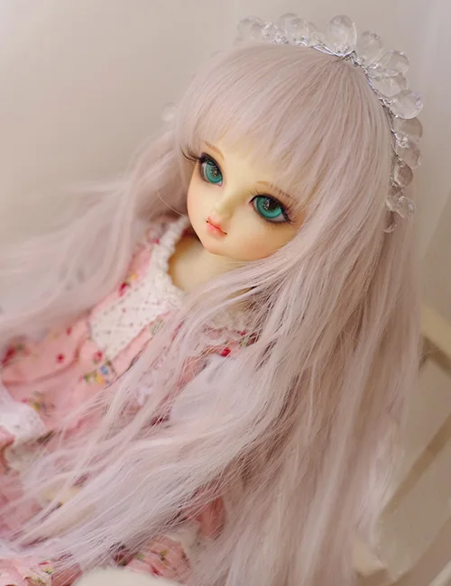 Парики для кукол BJD серебристые розовые разноцветные с зубцами 1/3 1/4 1/6 1/8 DD Кукла sd