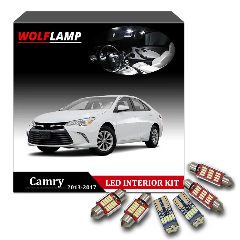Wolflamp 14 шт Супер яркая белая светодиодная интерьерная автомобильная лампа для 2013