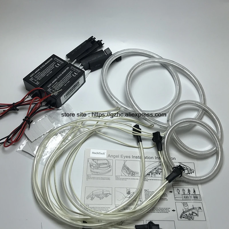 HochiTech для Ford Focus II Mk2 2004 2008 ультра ярсветильник дневной свет DRL CCFL ангельские глаза