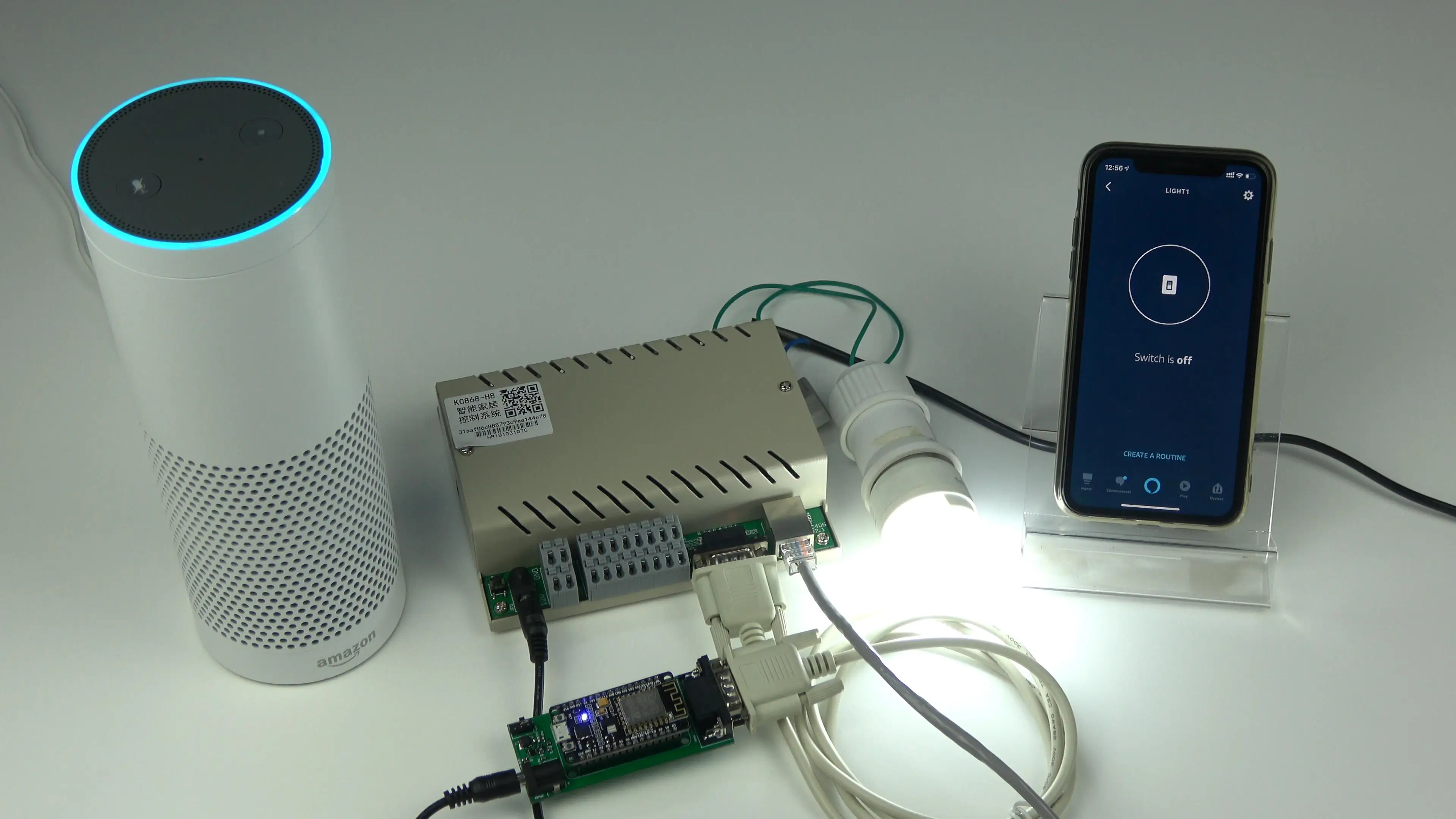 Amazon Alexa модуль голосового управления для KC868 светильник переключатель умный дом автоматизация пульт дистанционного управления
