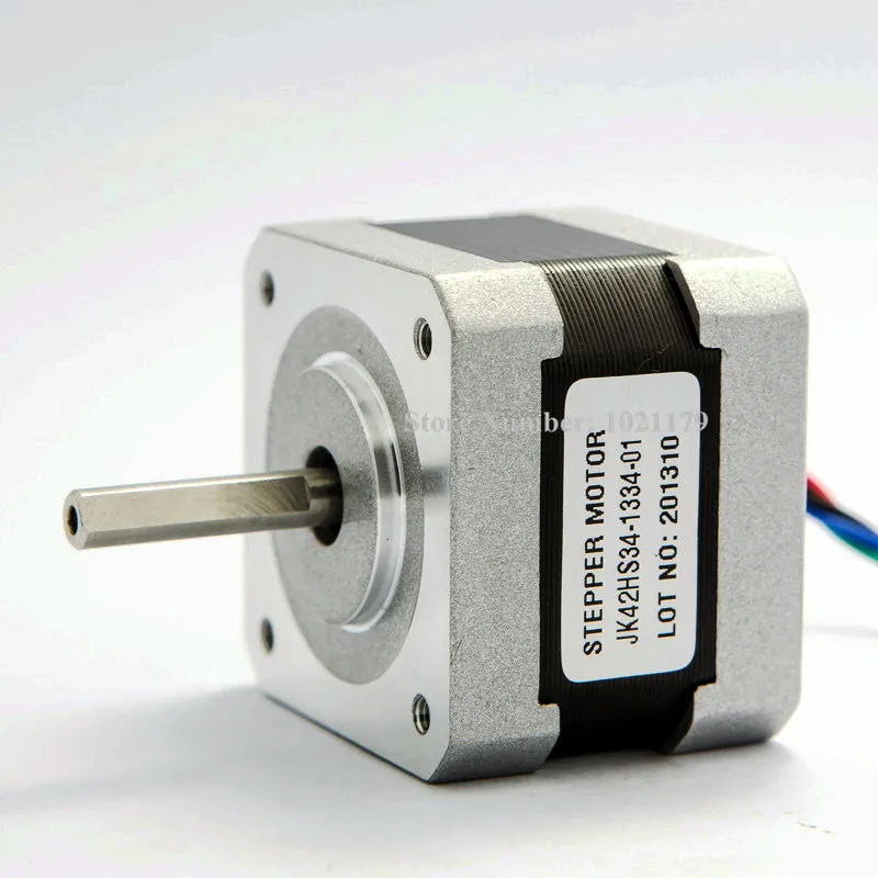 Новый шаговый двигатель NEMA 17 34 мм 0.4A 1 6 кг. См свинцовый Nema17 42 Мотор для 3D принтера