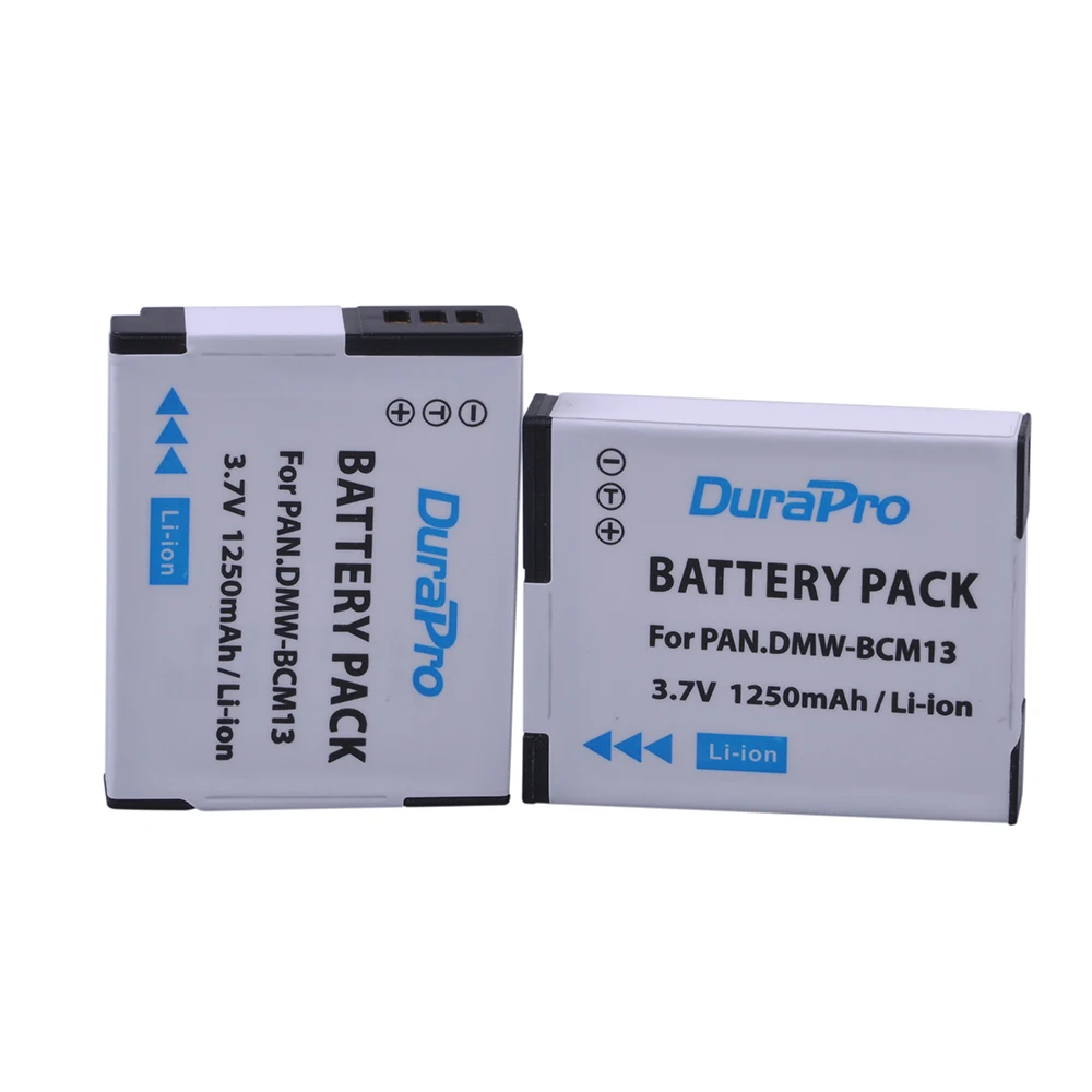 

DuraPro 2pc DMW-BCM13E DMW-BCM13 BCM13 Battery for Panasonic Lumix DMC-TZ60 DMC-ZS27 DMC-ZS30 DMC-ZS35 DMC-ZS40 DMC-FT5 DMC-LZ40