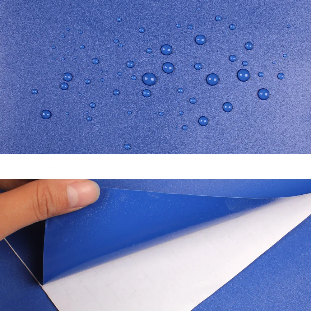 Самоклеющиеся обои толстые простые цветные ПВХ одноцветные восстановленные