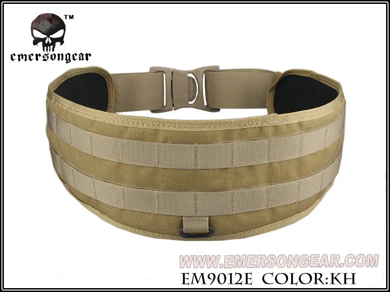 KH Emerson LBT1647B стиль Molle мужской военный тактический ремень страйкбол Пейнтбол Wargame талия поддержка EM9012 - Цвет: KH