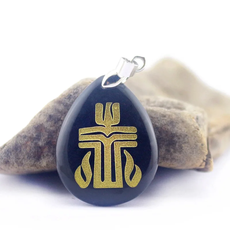 Carved Резные Подвески христианские цифры пожилых подвеска с логотипом Ювелирные