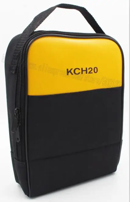 KCH20 Мягкий чехол-сумка для переноски KCH12 KCH16 KCH17 KCH18 KCH19 KCH20 используется для клещевых измерителей, мультиметра KYORITSU Fluke Uni-T HIOKI Testo Sanwa - Цвет: KCH20