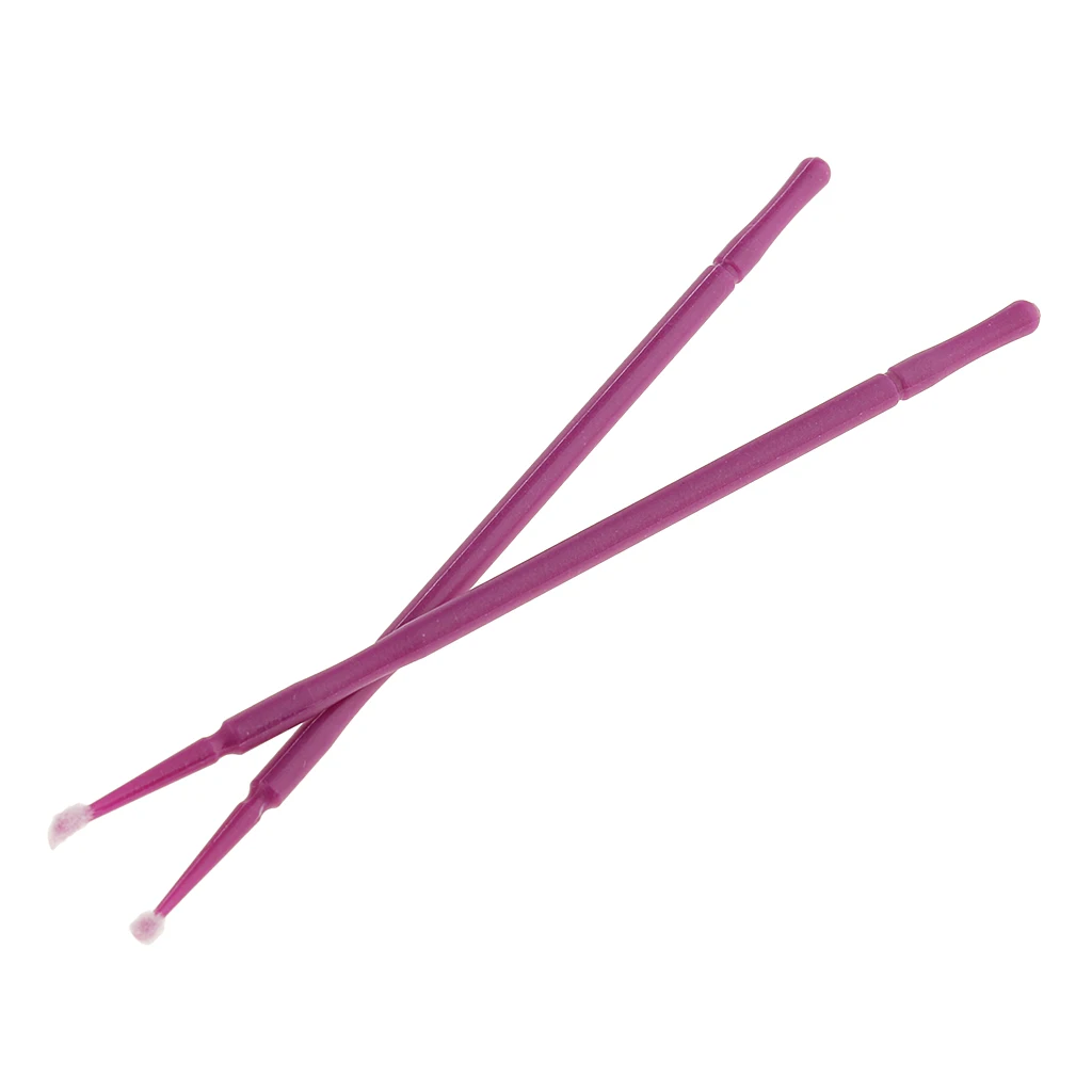 100 штук одноразовые ресницы тени для век Расширение Маленькие Кисти аппликаторы