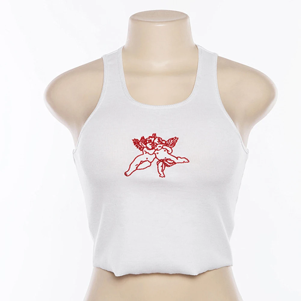 2020 модные майки для женщин и девочек короткий топ милая футболка с вышивкой