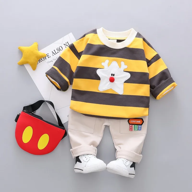 Baby Boy Clothes Set Infant Clothing 2019 Outfit Sports Suit for Top Pants 2pcs Kids Outfits Toddler |