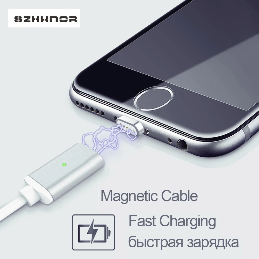 Магнитная Micro Зарядка через usb кабель для samsung huawei Xiaomi Android iPod/iPad/iPhone 6