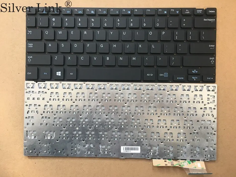 Клавиатура US для Samsung NP915S3G 905S3G NP905S3G 910S3G NP910S3G 915S3G ноутбук клавиатура Раскладка |